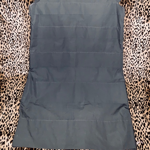 J Crew Dress Grey and Brown with Details Size 6 - Picture 4 of 7